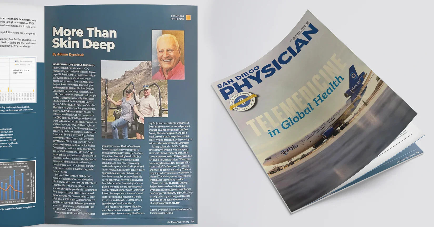 More Than Skin Deep - Featured Article on our Creator, Dr. Paul Dean.